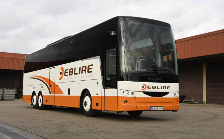 Nouvel autocar de tourisme Van Hool EX16H Extérieur